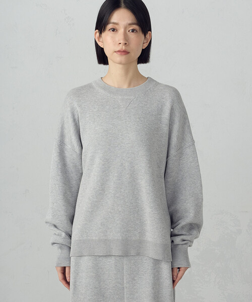 ONIGIRI（オニギリ）の「スウェットニットプルオーバー / セットアップ対応（ニット/セーター・レディース・グリーン系その他/アイボリー/グレー・FREE）」の14枚目の写真