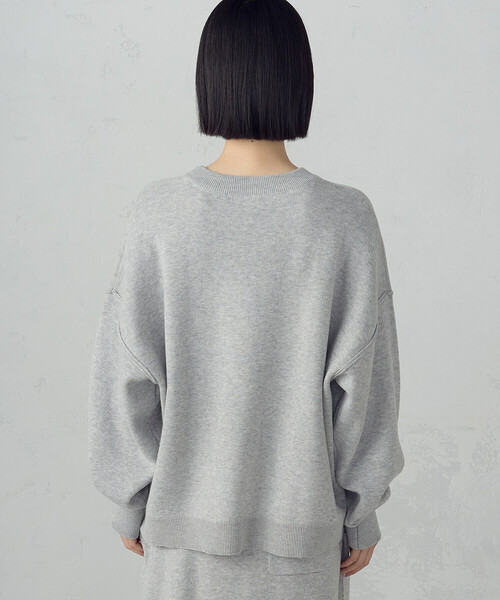 ONIGIRI（オニギリ）の「スウェットニットプルオーバー / セットアップ対応（ニット/セーター・レディース・グリーン系その他/アイボリー/グレー・FREE）」の16枚目の写真