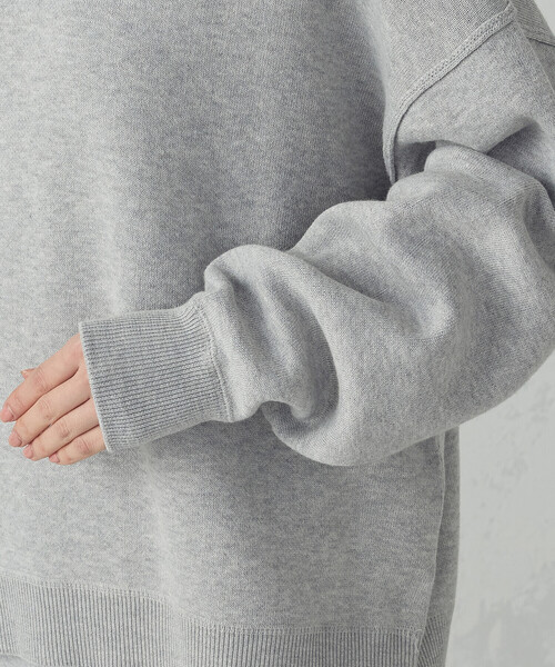 ONIGIRI（オニギリ）の「スウェットニットプルオーバー / セットアップ対応（ニット/セーター・レディース・グリーン系その他/アイボリー/グレー・FREE）」の18枚目の写真