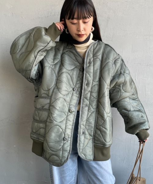 セール】[ODDMENT/オッドメント] MA-1 リメイクキルティングジャケット