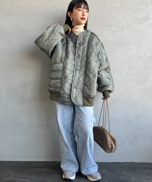 セール】[ODDMENT/オッドメント] MA-1 リメイクキルティングジャケット
