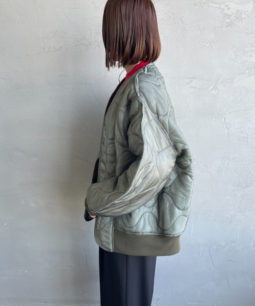 セール】[ODDMENT/オッドメント] MA-1 リメイクキルティングジャケット
