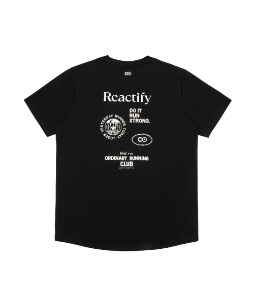 REACTIFY(リアクティファイ)の「ドゥイットラン Tシャツ ブラック(Tシャツ/カットソー・メンズ・その他・MEDIUM/LARGE/X-LARGE/XX-LARGE)」の3枚目の写真