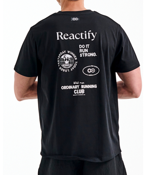 REACTIFY(リアクティファイ)の「ドゥイットラン Tシャツ ブラック(Tシャツ/カットソー・メンズ・その他・MEDIUM/LARGE/X-LARGE/XX-LARGE)」の4枚目の写真