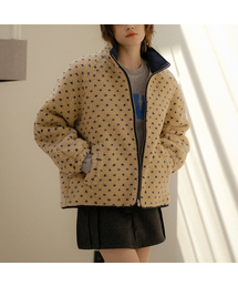 FRIVER07（フリバー07）の「Dumble dot fleece jumper [FRFA03JP02]_2color（ミリタリージャケット）」
