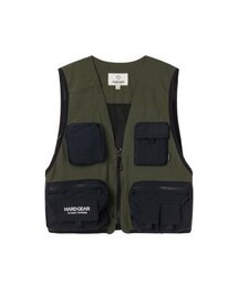 ハイキングベスト カーキ