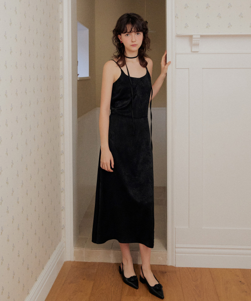 ADAUL(アダウル)の「Jacquard rope belt long dress - black(ワンピース・レディース・ブラック・SMALL/MEDIUM)」の2枚目の写真