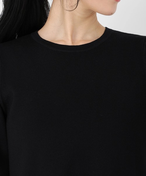 UNIVERVAL MUSE(ユニバーバル ミューズ)の「フェリーナ_フェイクファーポケットワンピース(ワンピース・レディース・ブラック・2)」の5枚目の写真