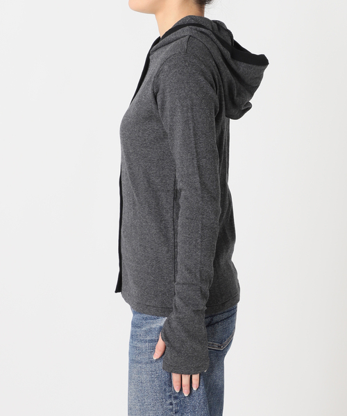MILLER（ミラー）の「別注【MILLER/ミラー】 for JOURNAL STANDARDフードリブカーデ（Tシャツ/カットソー・レディース・ピンク/ブラウン/ブルー/ブラック系その他・FREE）」の22枚目の写真