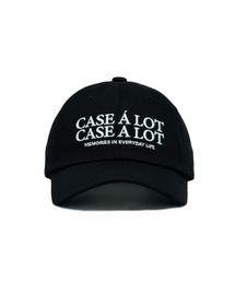 CASE A LOT（ケースアロット）の「Slogon logo ball cap - black（キャップ）」
