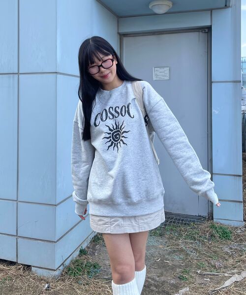 COSO（コソ）の「ビーチアートワークスウェットシャツMTM（ライトグレー）（スウェット・レディース・ライトグレー・MEDIUM/LARGE）」の12枚目の写真