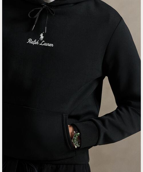 POLO RALPH LAUREN(ポロ ラルフ ローレン)の「ロゴ ダブルニット フーディ(パーカー・メンズ・ブラック系1・M/XXL/XS/XL/S/L)」の5枚目の写真