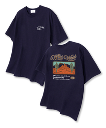 ワイルドウェスト オーバーサイズ 半袖Tシャツ ネイビー