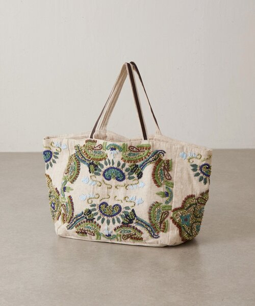 セール】《IMAYIN》ビーズ刺繍トートバッグ（トートバッグ