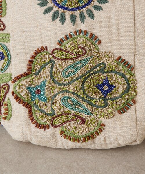 セール】《IMAYIN》ビーズ刺繍トートバッグ（トートバッグ