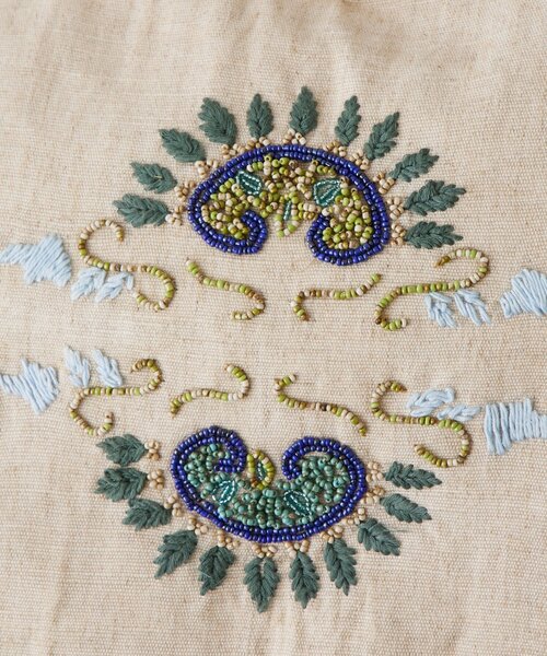 セール】《IMAYIN》ビーズ刺繍トートバッグ（トートバッグ