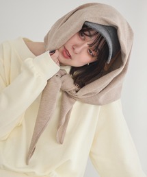 earth music&ecology | 三角ニットストール(ストール/ショール)