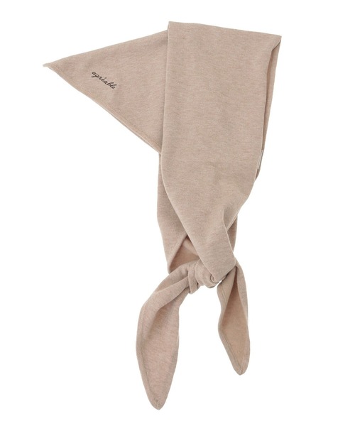 earth music&ecology(アースミュージックアンドエコロジー)の「三角ニットストール(ストール/ショール・レディース・グレー/ブラック/ベージュ・FREE)」の7枚目の写真