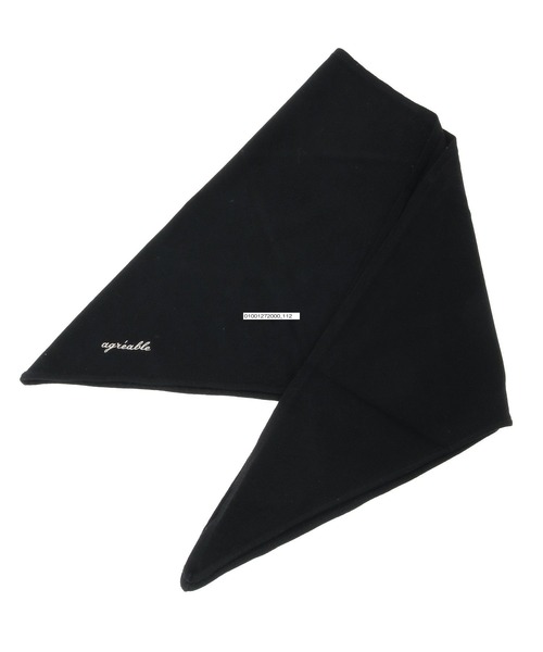 earth music&ecology(アースミュージックアンドエコロジー)の「三角ニットストール(ストール/ショール・レディース・グレー/ブラック/ベージュ・FREE)」の9枚目の写真