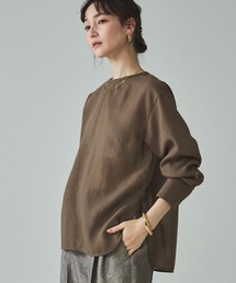 qualite | 【大人の透け感】シアーTブラウス/春服/夏服/オフィスカジュアル/シアー(シャツ/ブラウス)