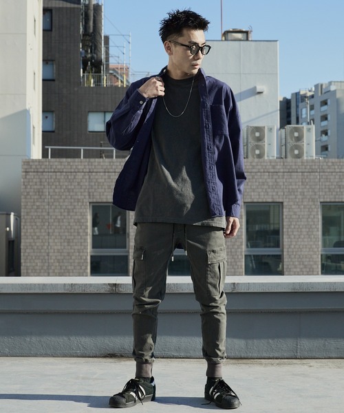 WP WESTPOINT（ダブルピーウエストポイント）の「WP WESTPOINT/ダブルピー ウエストポイント ピスネーム カーゴイージーパンツ 秋服 2026年秋冬（スウェットパンツ・メンズ・カーキ・XS/M/L/XL/XXL/S）」の4枚目の写真