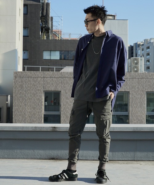WP WESTPOINT（ダブルピーウエストポイント）の「WP WESTPOINT/ダブルピー ウエストポイント ピスネーム カーゴイージーパンツ 秋服 2026年秋冬（スウェットパンツ・メンズ・カーキ・XS/M/L/XL/XXL/S）」の5枚目の写真
