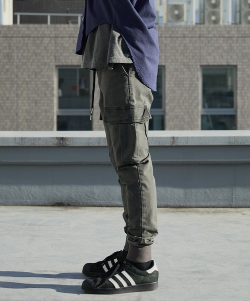 WP WESTPOINT（ダブルピーウエストポイント）の「WP WESTPOINT/ダブルピー ウエストポイント ピスネーム カーゴイージーパンツ 秋服 2026年秋冬（スウェットパンツ・メンズ・カーキ・XS/M/L/XL/XXL/S）」の8枚目の写真