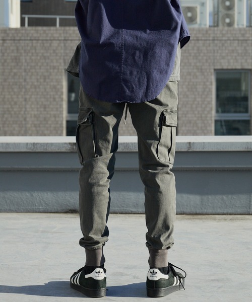 WP WESTPOINT（ダブルピーウエストポイント）の「WP WESTPOINT/ダブルピー ウエストポイント ピスネーム カーゴイージーパンツ 秋服 2026年秋冬（スウェットパンツ・メンズ・カーキ・XS/M/L/XL/XXL/S）」の9枚目の写真