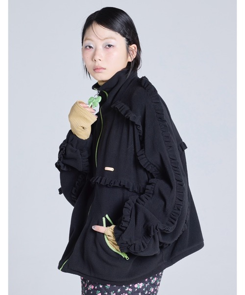 Little sunny bite(リトルサニーバイト)の「【8】【it】【Little sunny bite】fleece jumper(その他アウター・レディース・ベージュ/ブラック/ブルー・SMALL/MEDIUM)」の4枚目の写真