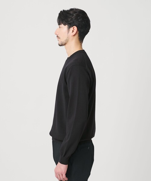 BEAUTY&YOUTH UNITED ARROWS（ビューティーアンドユースユナイテッドアローズ）の「【WEB限定 WARDROBE SMART】KOUKIN ハイゲージ ニット クルーネック【抗菌・防臭】（ニット/セーター・メンズ・ホワイト/ネイビー/ブラック・S/M/L/XL）」の15枚目の写真