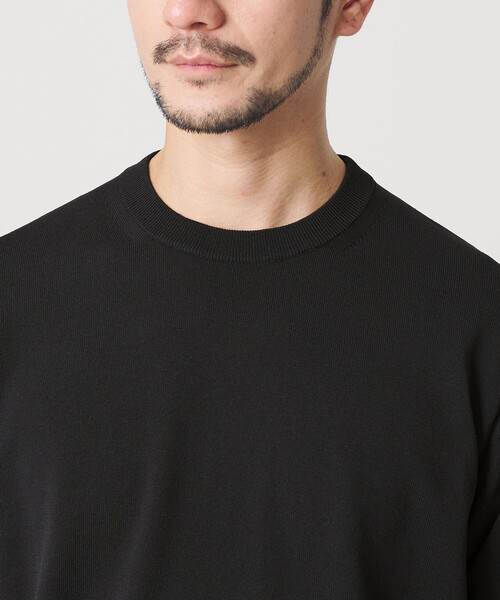 BEAUTY&YOUTH UNITED ARROWS（ビューティーアンドユースユナイテッドアローズ）の「【WEB限定 WARDROBE SMART】KOUKIN ハイゲージ ニット クルーネック【抗菌・防臭】（ニット/セーター・メンズ・ホワイト/ネイビー/ブラック・S/M/L/XL）」の17枚目の写真