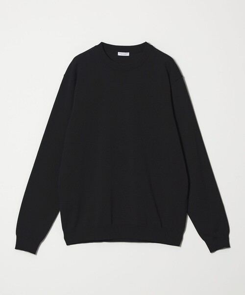 BEAUTY&YOUTH UNITED ARROWS（ビューティーアンドユースユナイテッドアローズ）の「【WEB限定 WARDROBE SMART】KOUKIN ハイゲージ ニット クルーネック【抗菌・防臭】（ニット/セーター・メンズ・ホワイト/ネイビー/ブラック・S/M/L/XL）」の21枚目の写真