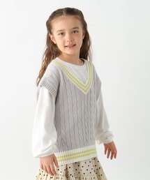 GLOBAL WORK | トクトク2set/ベスト長袖/629839(ベスト)