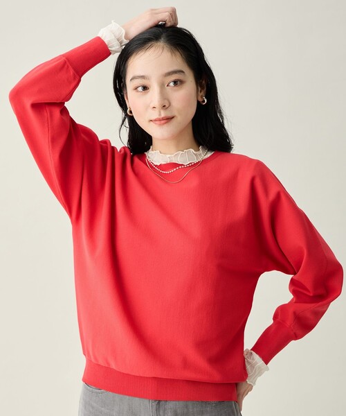 ANY(エニィ)の「レースインナートップス(Tシャツ/カットソー・レディース・グレー系/アイボリー系/ライトイエロー系・F)」の13枚目の写真