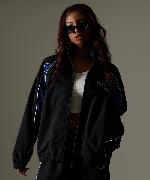 FUBU( フブ)の「FUBU フブ ブランド Nylon Track Jacket / ナイロントラックジャケット(セットアップ対応)(ナイロンジャケット・メンズ・ネイビー/ホワイト/ブラック/ライトブルー・M/L/XL/XXL)」の17枚目の写真