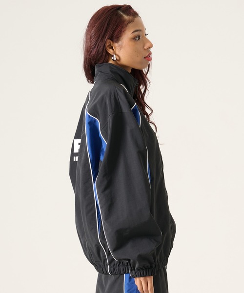FUBU( フブ)の「FUBU フブ ブランド Nylon Track Jacket / ナイロントラックジャケット(セットアップ対応)(ナイロンジャケット・メンズ・ネイビー/ホワイト/ブラック/ライトブルー・M/L/XL/XXL)」の21枚目の写真