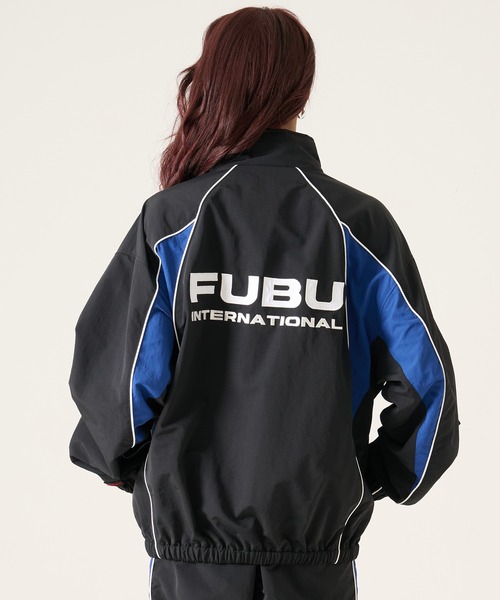 FUBU( フブ)の「FUBU フブ ブランド Nylon Track Jacket / ナイロントラックジャケット(セットアップ対応)(ナイロンジャケット・メンズ・ネイビー/ホワイト/ブラック/ライトブルー・M/L/XL/XXL)」の19枚目の写真