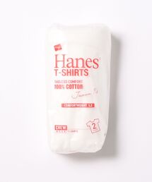 HANES（ヘインズ）の「【HANES/ヘインズ】2P JAPAN FIT　クルーネックＴシャツ（Tシャツ/カットソー）」