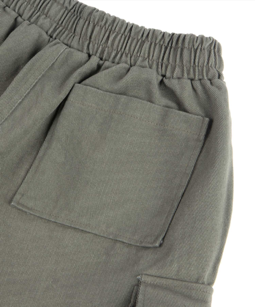 THAT'S IT（ザッツイット）の「コットンデニムワイドカーゴショートパンツ[カーキ]（その他パンツ・レディース・カーキ・LARGE/MEDIUM/X-LARGE）」の7枚目の写真