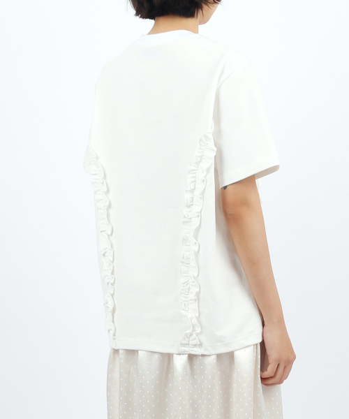 SUNNECT(ソネクト)の「Moses Frill Tee - White(Tシャツ/カットソー・レディース・その他・OS)」の4枚目の写真