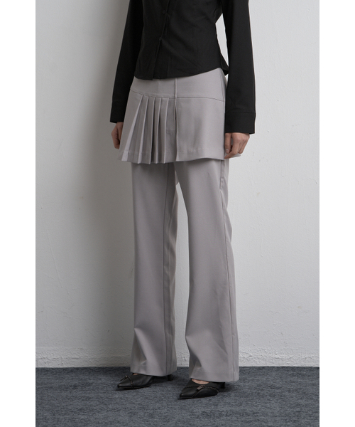 SYNERJYN(シナジン)の「UNBALANCED SKIRT PANTS LIGHT GRAY(その他パンツ・レディース・その他・SMALL/MEDIUM)」の2枚目の写真