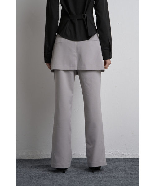 SYNERJYN(シナジン)の「UNBALANCED SKIRT PANTS LIGHT GRAY(その他パンツ・レディース・その他・SMALL/MEDIUM)」の3枚目の写真