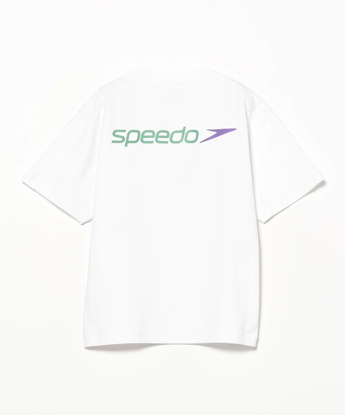 Speedo(スピード)の「Speedo / ジュニア Speedo SPLASH ラッシュガード 2026SS(130~150cm)プール UV 紫外線カット 機能性(Tシャツ/カットソー・キッズ・ホワイト/イエロー系その他2/ブラック・140/130/150)」の5枚目の写真