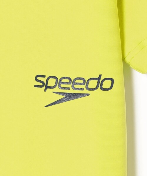 Speedo(スピード)の「Speedo / ジュニア Speedo SPLASH ラッシュガード 2026SS(130~150cm)プール UV 紫外線カット 機能性(Tシャツ/カットソー・キッズ・ホワイト/イエロー系その他2/ブラック・140/130/150)」の12枚目の写真