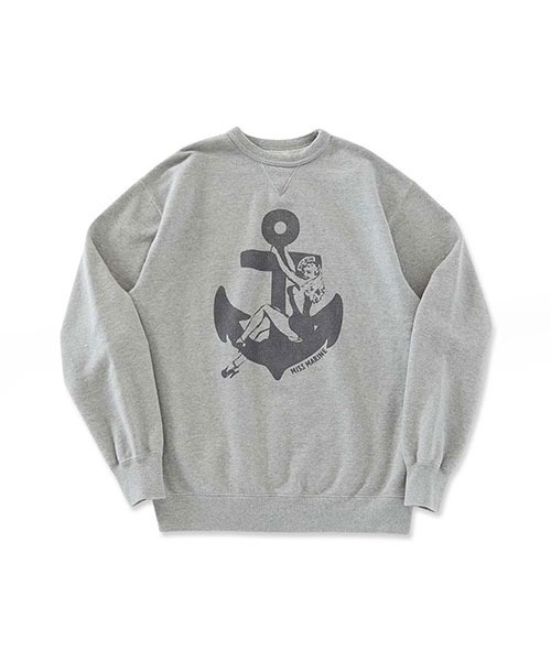 ミスマリン クルーネックスウェット（スウェット）｜BLUE BLUE（ブルー