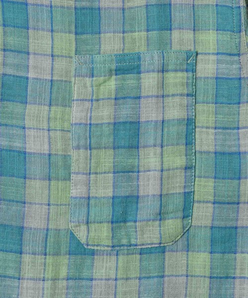 THE BOLDMAN(ザ ボールドマン)の「Madras Check Shirts / マドラスチェック半袖シャツ(シャツ/ブラウス・メンズ・ブラック/グリーン・LARGE/MEDIUM)」の20枚目の写真