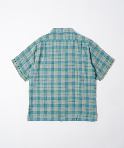 THE BOLDMAN(ザ ボールドマン)の「Madras Check Shirts / マドラスチェック半袖シャツ(シャツ/ブラウス・メンズ・ブラック/グリーン・LARGE/MEDIUM)」の15枚目の写真