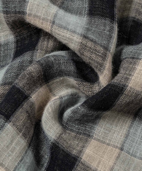 THE BOLDMAN(ザ ボールドマン)の「Madras Check Shirts / マドラスチェック半袖シャツ(シャツ/ブラウス・メンズ・ブラック/グリーン・LARGE/MEDIUM)」の17枚目の写真