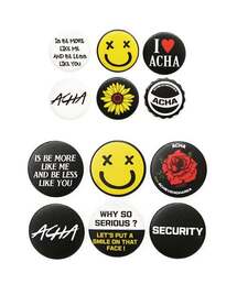 ACHA（アチャ）の「ACHIEVE.H.A デザイン ピンバッジ（ブローチ/コサージュ）」