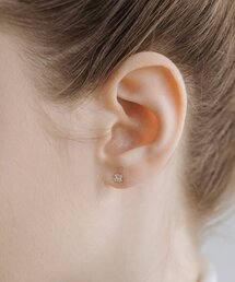 [Silver925] HTY015 Mini square cubic earrings